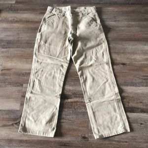 Carhartt men’s canvas khaki work pants hiking pants 30x30